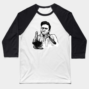 Johnny Cash Music Baseball T-Shirt